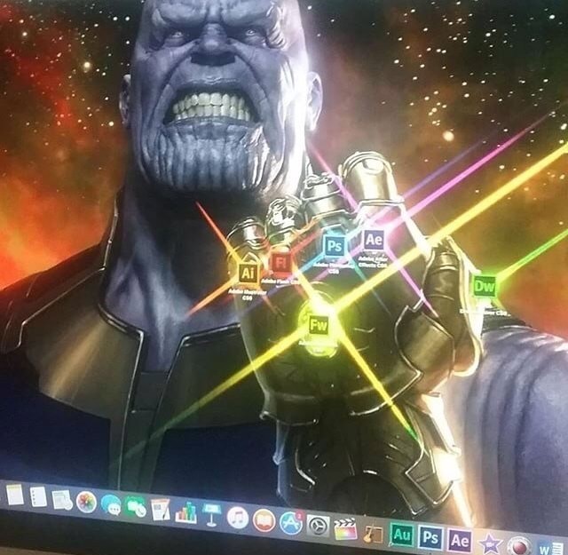 Thanos dies in Infinity War part 2 - meme