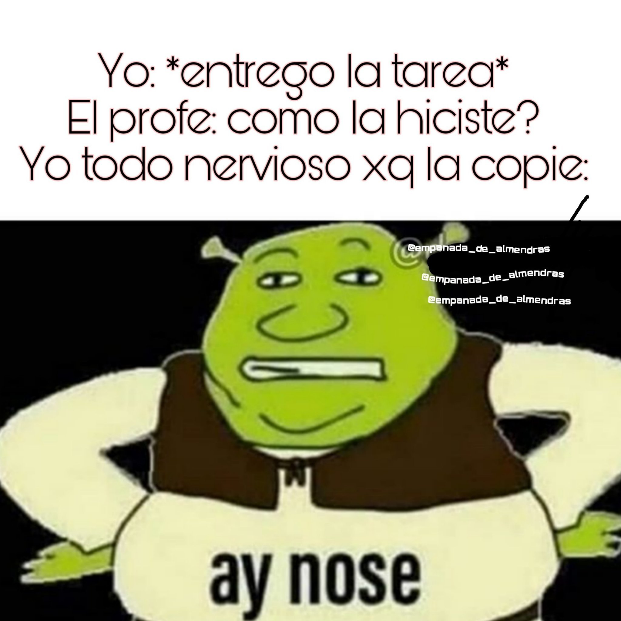 Ay nose - meme