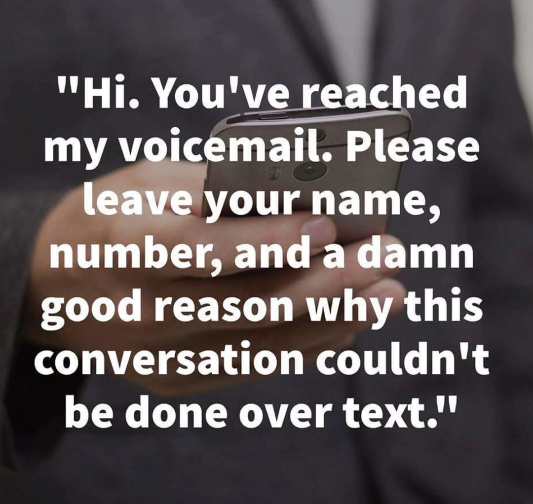 Voicemail - meme