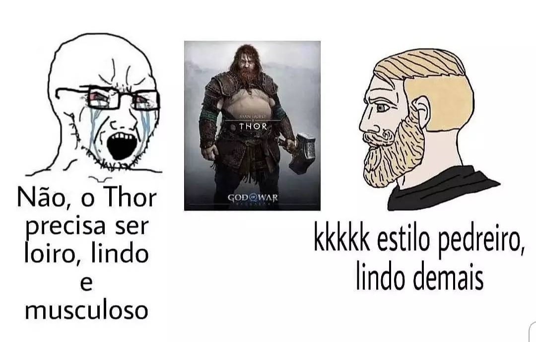Thor agora é o tio bêbado da família - meme
