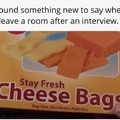 Stay fresh cheese bags
