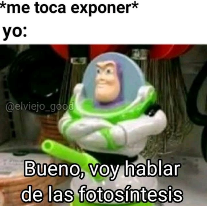 Bueno, voy hablar de las fotosíntesis - Meme by Banquitosol :) Memedroid