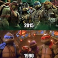 TMNT 1990 vs 2015