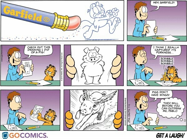 Garfield at his best - meme
