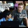 Zuckerberg knows who your real dad is