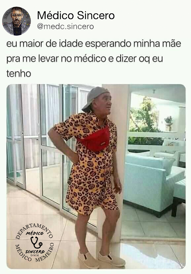 Esperar mãe pra consulta - meme médico