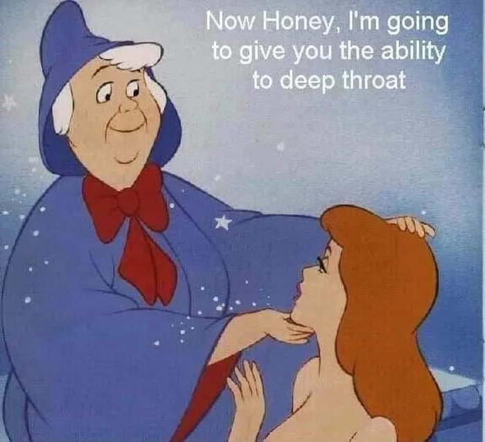 Cinderella goes deep - meme