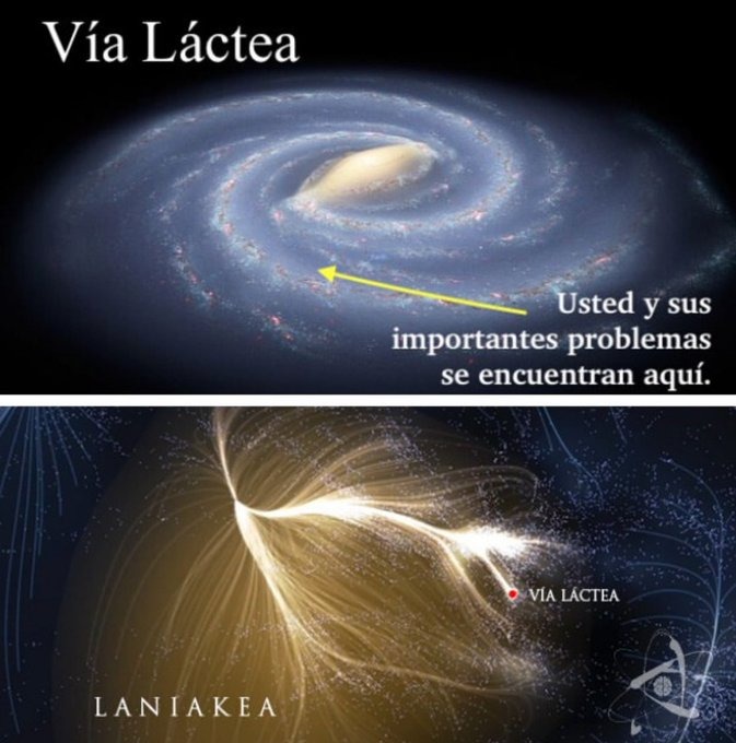 La vía lactea vista enperspectiva - meme