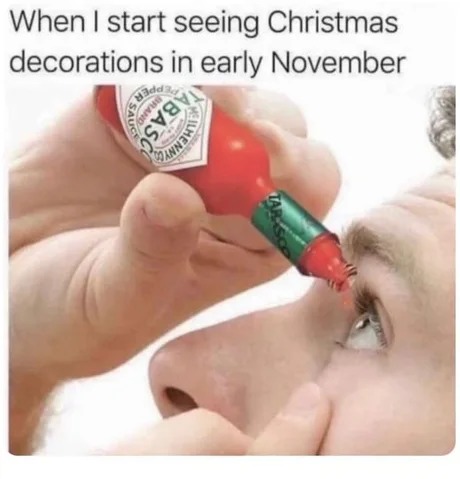 Christmas decorations - meme