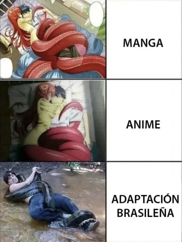 meme de anime vs realidad