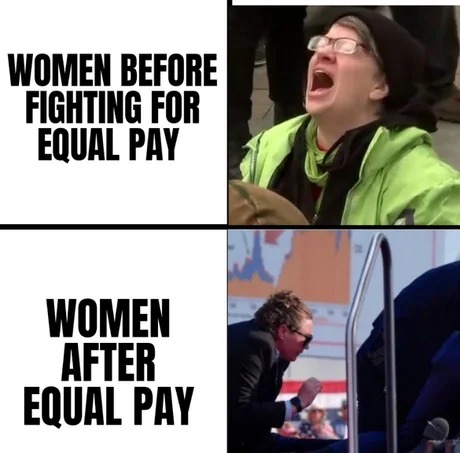 Equal pay - meme