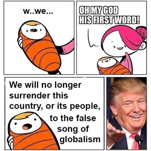 Americanism not globalism will be our creedo - meme