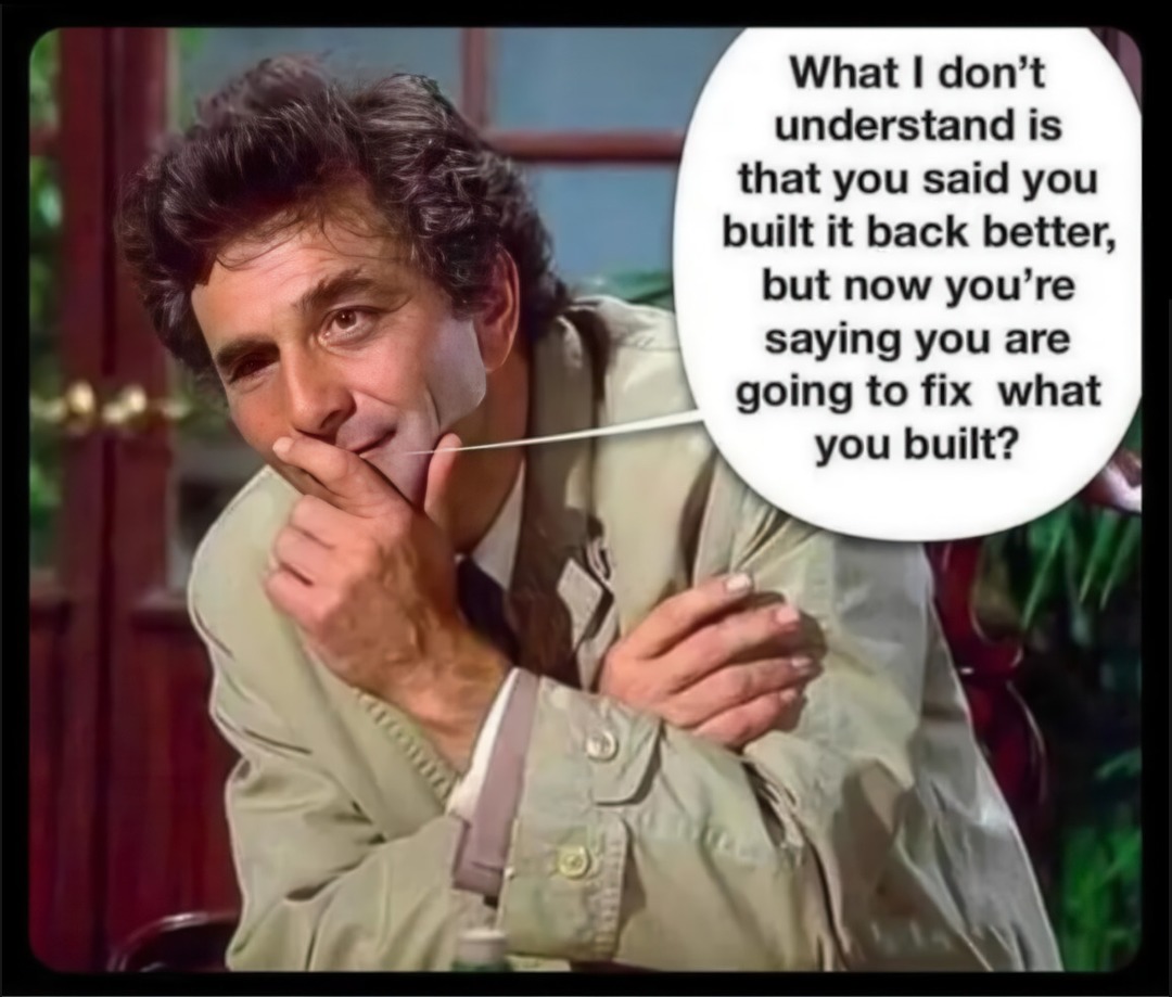 Build back better betterer - meme