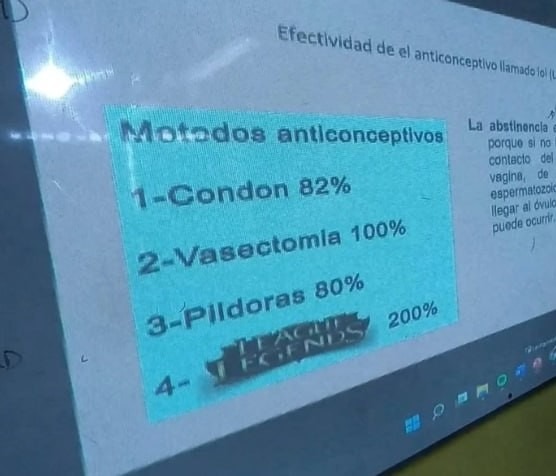 Métodos anticonceptivos meme