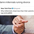 God damn millennials