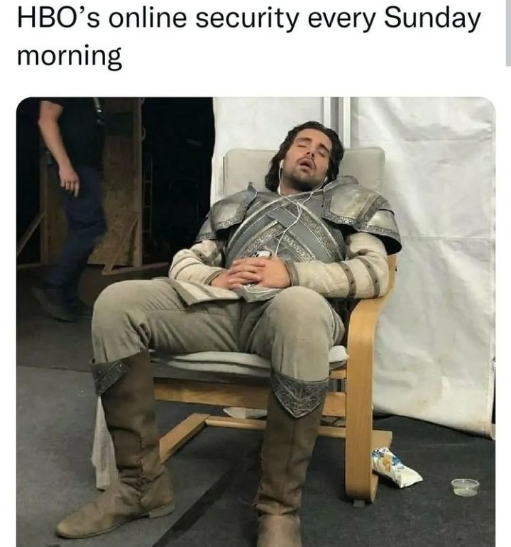 HBO's online security - meme