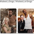 La khaleesi con Khal Drogo