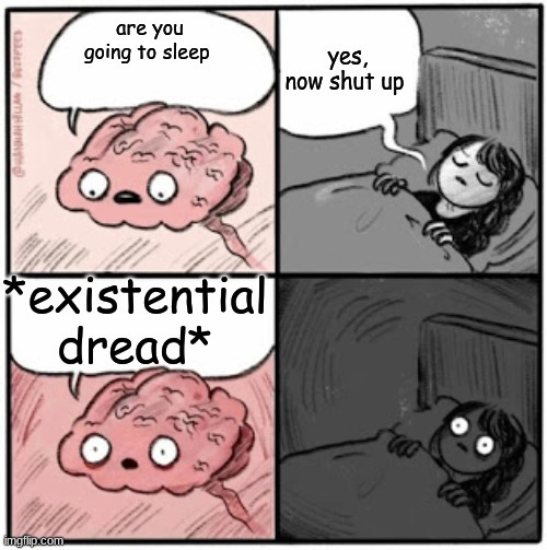 "can't sleep" get fucked then - meme