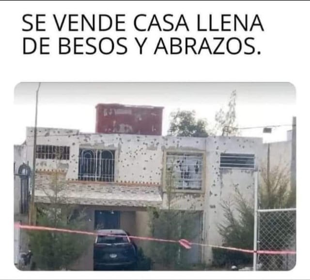 Barrio tranquilo - meme