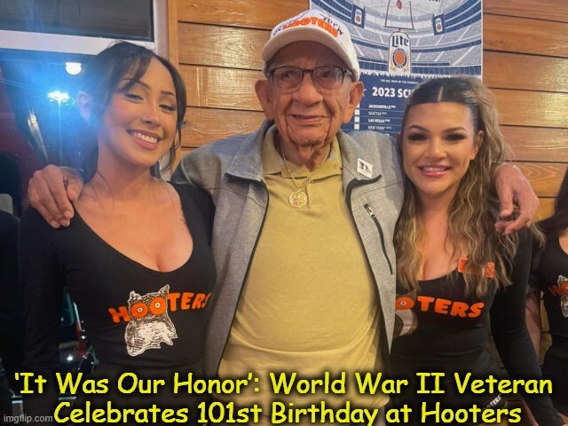 WW2 veteran 101st birthday - meme