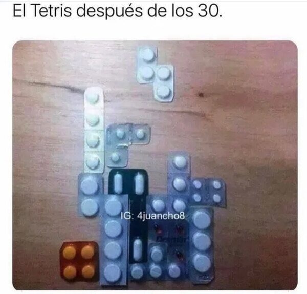 Tetris pastillero - meme
