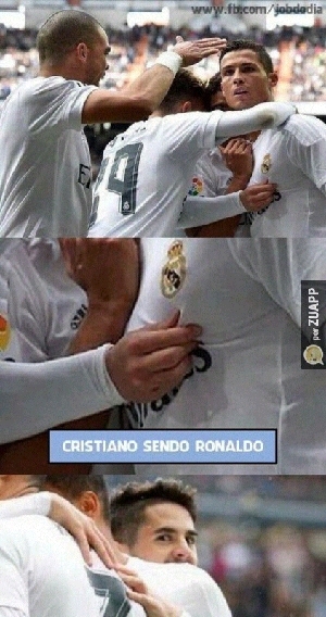 Ronaldo, sendo Ronaldo - meme