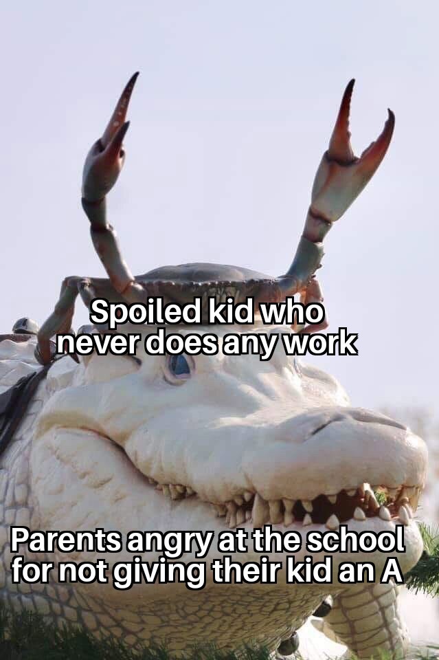 They're partly ruining the school system - meme
