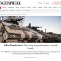 Germany pulls out of cold war disarmament agreement, and is no longer bound to military restrictions limiting maximum number of combat vehicles.