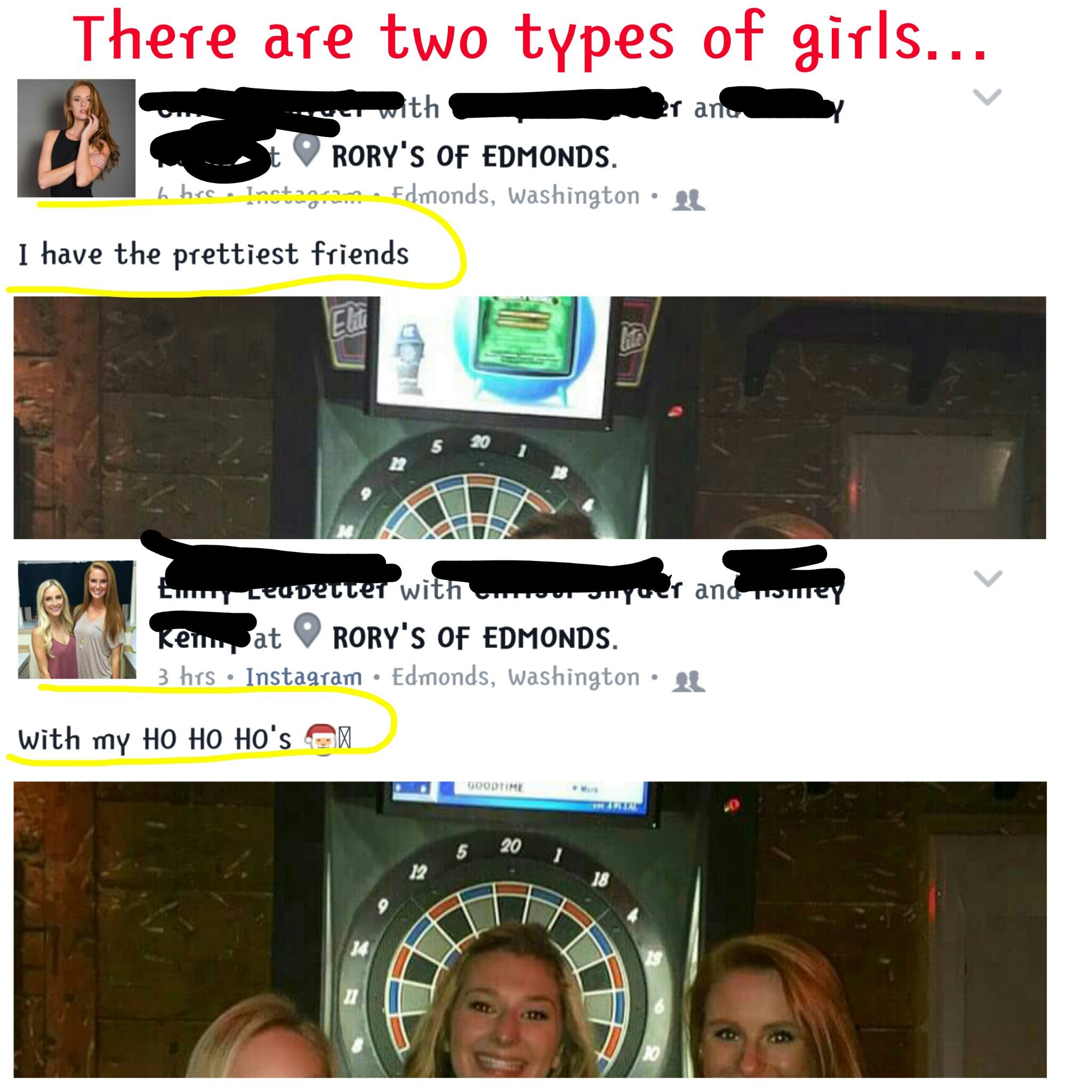 Two types of girls.. - meme
