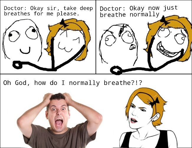 At the doctors office. - meme
