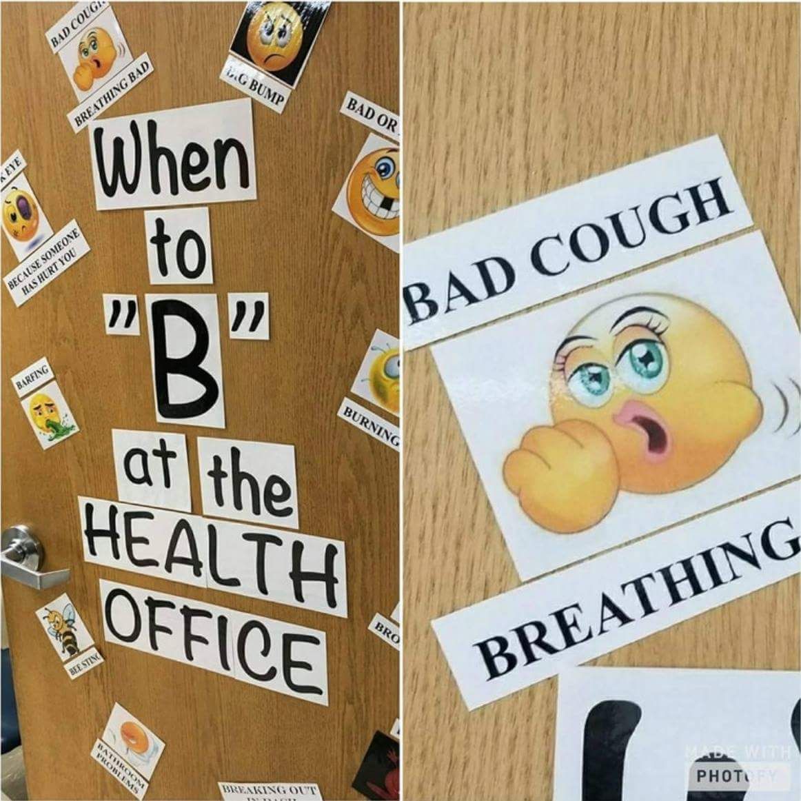 I think the nurse wants go give me a "bad cough" - meme