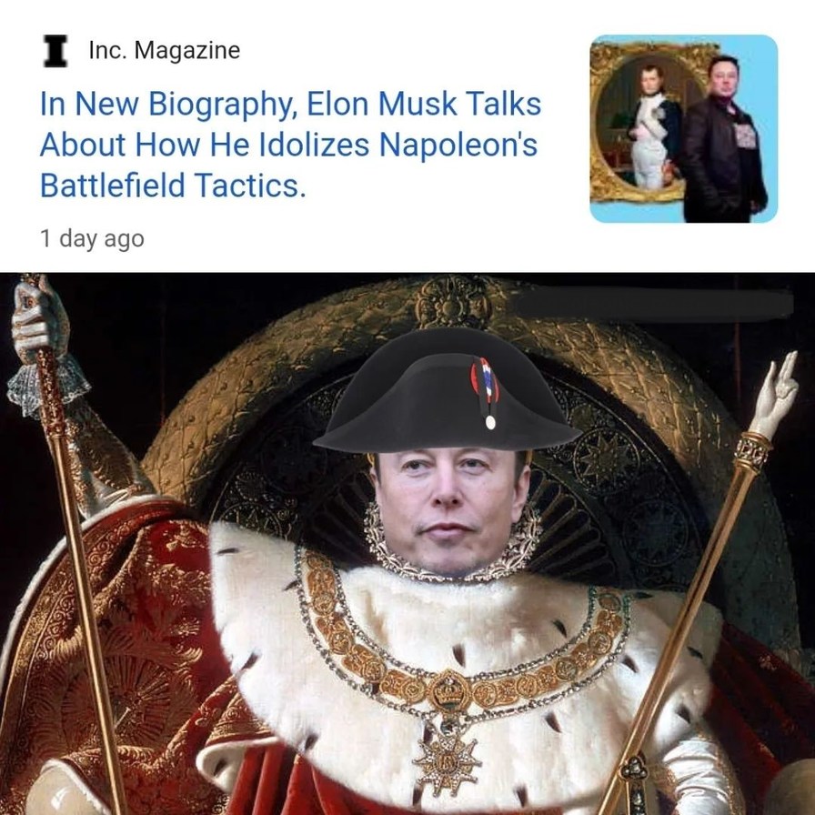 Elon must have a really bad take on waterloo - meme