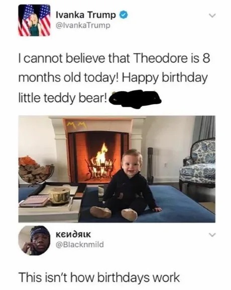 Not his birthday - meme