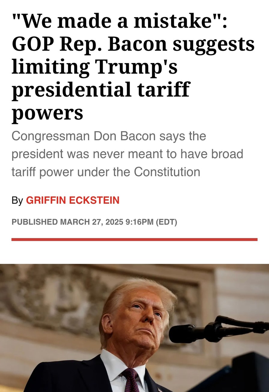 GOP about giving Trump unlimited power - meme