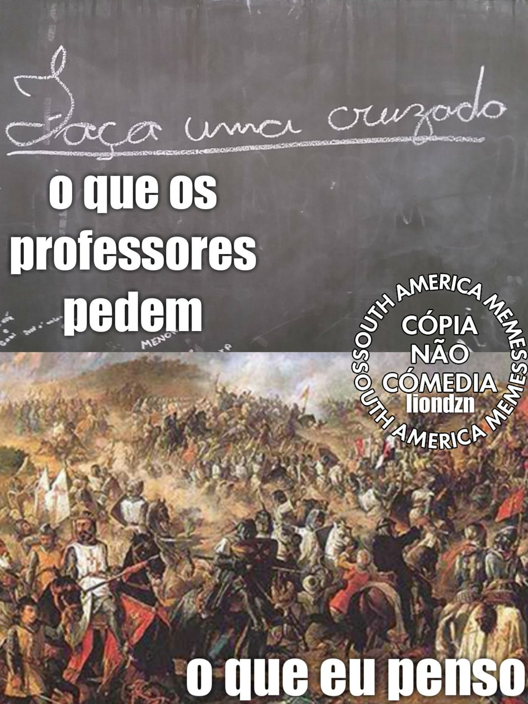 Professores - meme