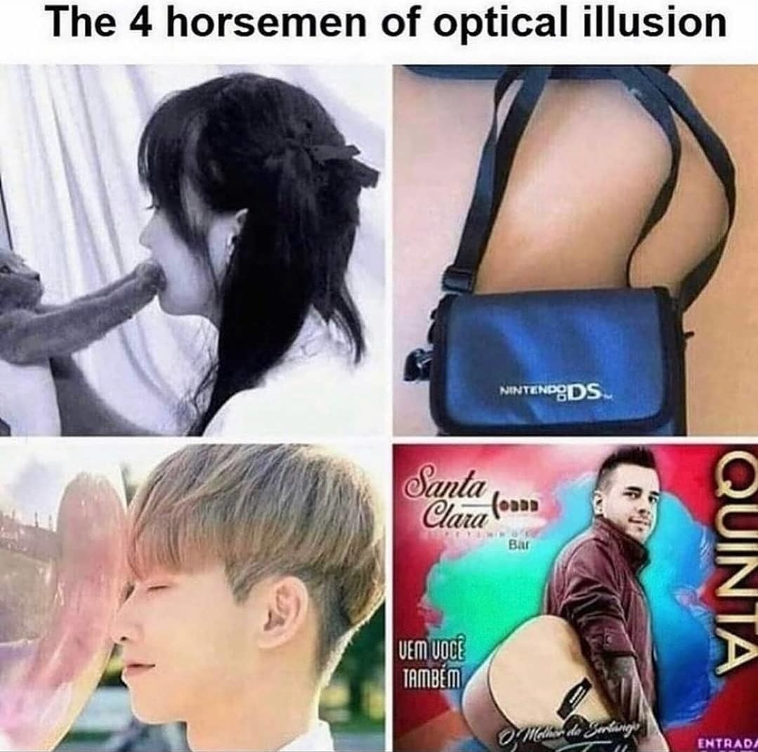 Optical illusion? - meme