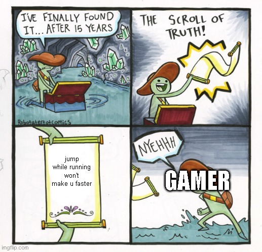 The scroll of truth - meme