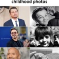 Popular actors and their childhood photos