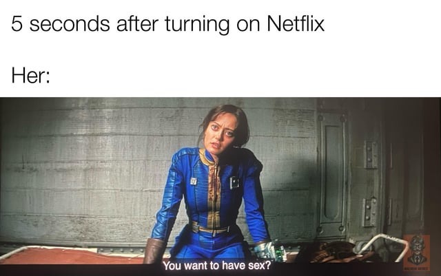 No Netflix, just chill - meme
