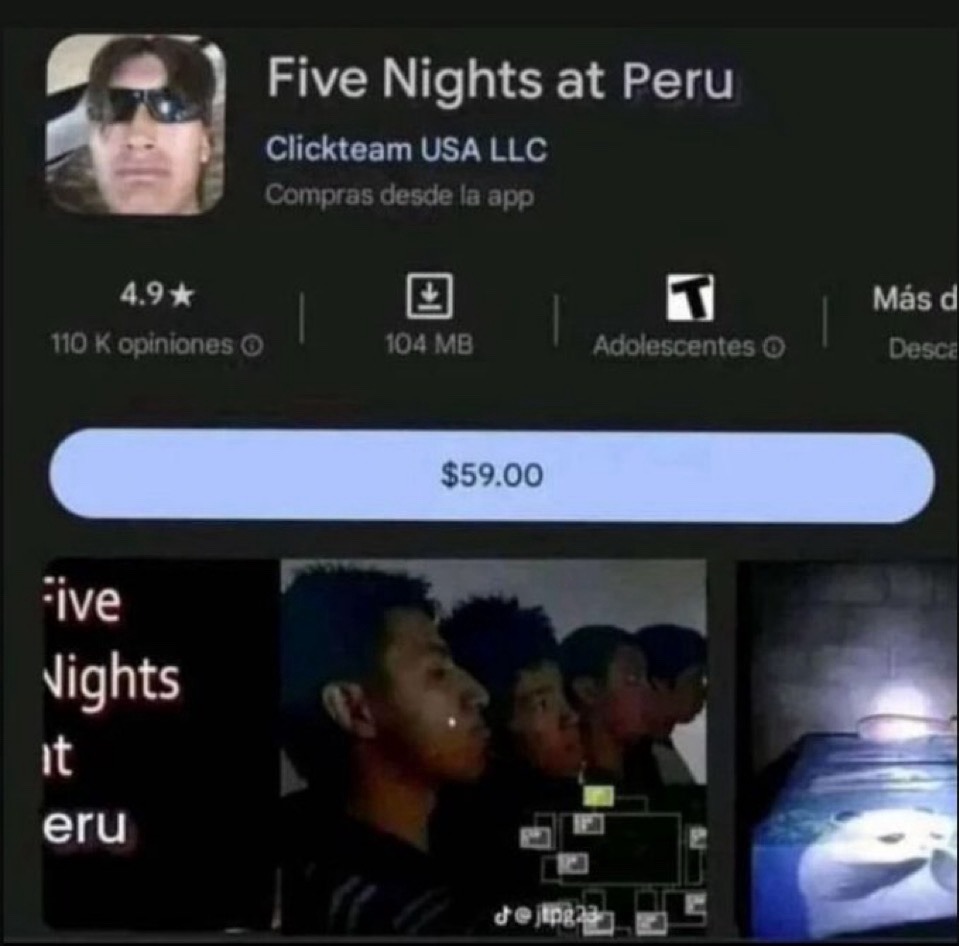 el título fue a Perú - meme