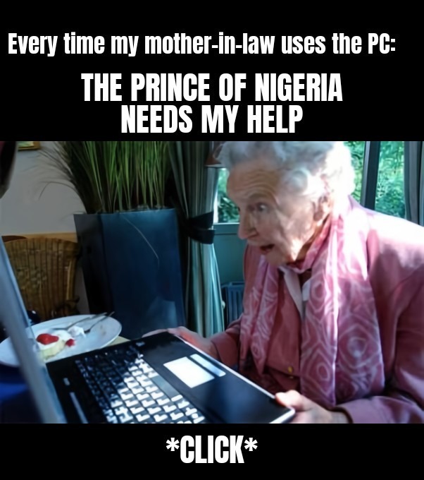 Granny on PC - meme