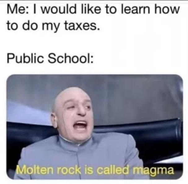 Public schools be like - meme