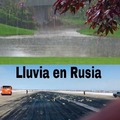 Lluvia en Rusia