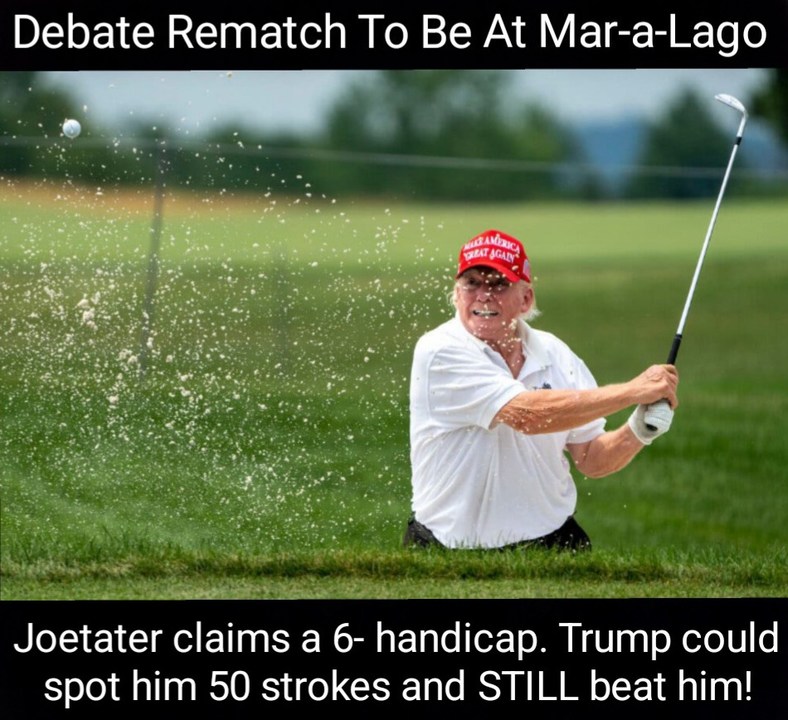 Looking Forward To Next Trump vs Biden Contest - meme