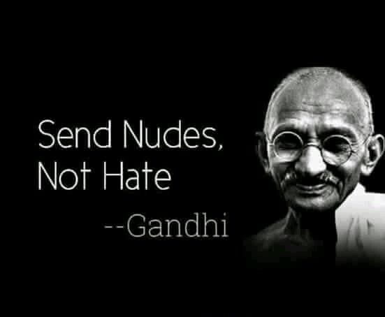 Se o Gandhi falou ta falado - meme