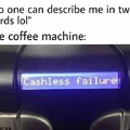 Based coffee machine