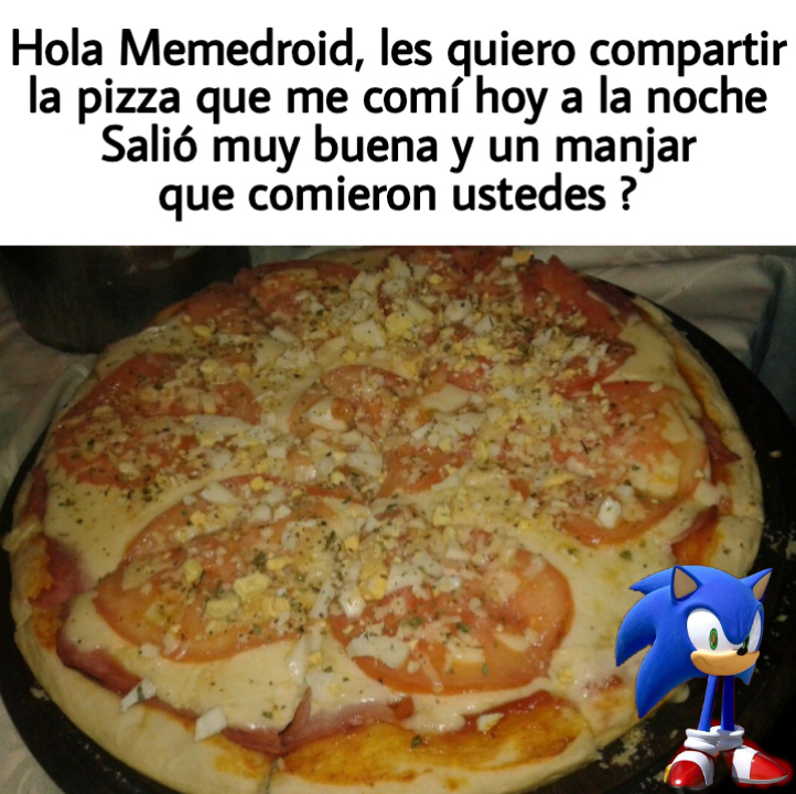 Facha la pizza - meme