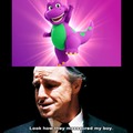 WTF THEY DO TO BARNEY???