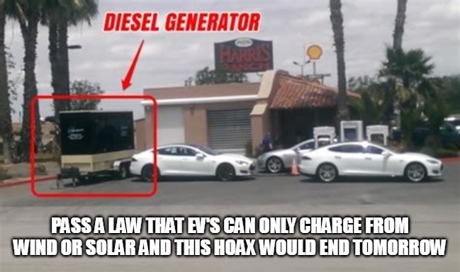 EV's cost more to operate and use more fossil fuel than regular cars. Why is there no push for EV boats or trains? Because it's not them that the PTB want to corral into 15 minute cities. - meme
