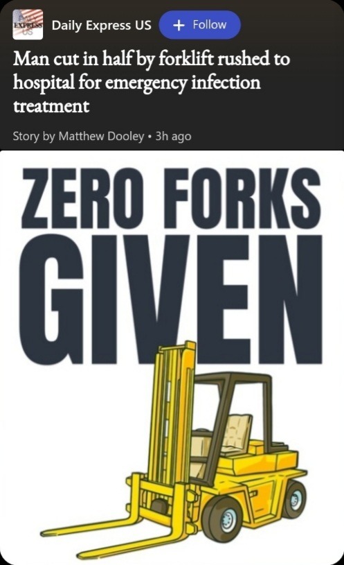 Zero Forks - meme